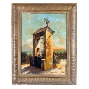 SCUOLA NAPOLETANA, Young Girl at the Well
