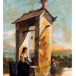 SCUOLA NAPOLETANA, Young Girl at the Well