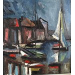 UNIDENTIFIED SIGNATURE, Seascape with boats