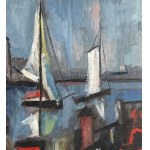 UNIDENTIFIED SIGNATURE, Seascape with boats