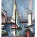 UNIDENTIFIED SIGNATURE, Seascape with boats