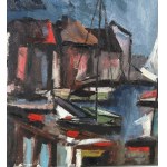 UNIDENTIFIED SIGNATURE, Seascape with boats