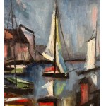 UNIDENTIFIED SIGNATURE, Seascape with boats