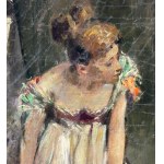 UNIDENTIFIED ARTIST, Woman with a bird