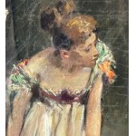 UNIDENTIFIED ARTIST, Woman with a bird