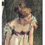 UNIDENTIFIED ARTIST, Woman with a bird
