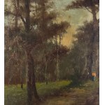 FIRMA NON IDENTIFICATA, Paesaggio boscoso