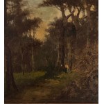 FIRMA NON IDENTIFICATA, Paesaggio boscoso