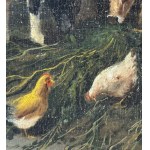 MARIO ALLEGRETTI, Interior of a barn - Mario Allegretti