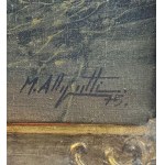 MARIO ALLEGRETTI, Interior of a barn - Mario Allegretti