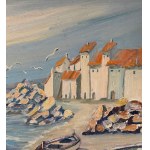 A. Siffa, Seascape with Boats - A. Siffa