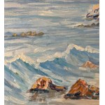 A. Siffa, Seascape with Boats - A. Siffa