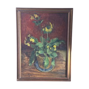 SCUOLA ITALIANA, Vase avec fleurs