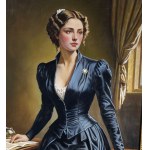 SCUOLA ITALIANA, Portrait of an Elegant Woman
