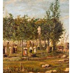 F.Sarria, Rural scene with peasants - F. Sarria