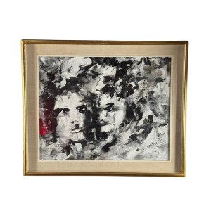 SCUOLA ITALIANA, Faces of three figures
