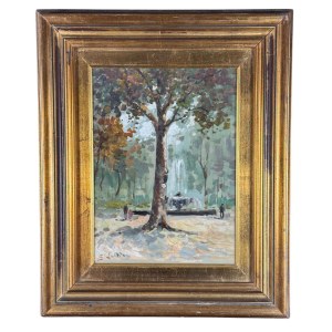 SCUOLA ITALIANA, Figures dans un parc
