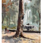 SCUOLA ITALIANA, Figures dans un parc