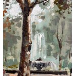 SCUOLA ITALIANA, Figures dans un parc
