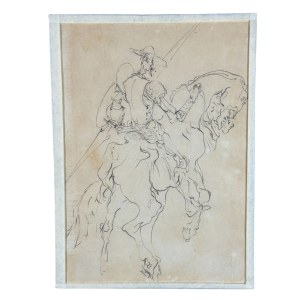 ANONIMO, Figure on horseback