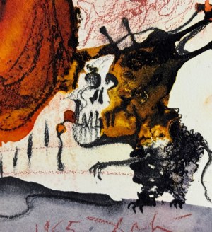 Salvador Dalì, Cadaver in Sepulchre - Salvador Dalì