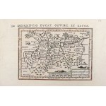 Map of Oswieczimensis et Zatoriensis Ducat.