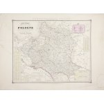 Map Carte générale routière, historique et statistique des États de l