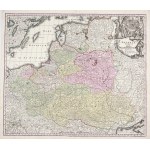 Mapa Poloniae Regnum ut et Magni Ducatus Lithuaniae accuratissima delineatione repraesentata.