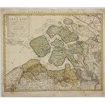 Mapa Charte von Zeeland nebst dem Antheil der General-Staaten an Flandern worauf der Lauf der Schelde von Antwerpen bis zu ihrem Ausfluß zu sehen ist. Nürnberg, Homannische Erben, 1785.