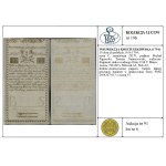 10 zlotych, June 8, 1794; Series C, serial number 2917...