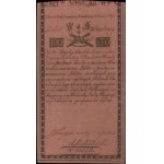 100 złotych polskich, 8.06.1794; seria C, numeracja 165...