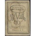 5 groszy miedziane, 13.08.1794; bez oznaczenia serii i ...