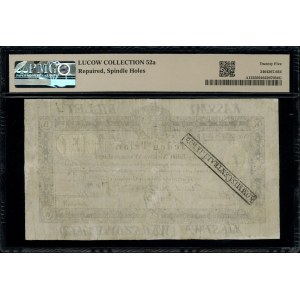 1 talar, 1.12.1810; seria A, numeracja 89705; podpis ko...