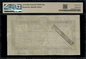 1 talar, 1.12.1810; seria A, numeracja 89705; podpis ko...