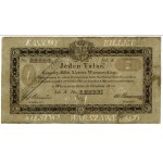 1 talar, 1.12.1810; seria A, numeracja 89705; podpis ko...