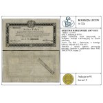 1 thaler, December 1, 1810; Series A, serial number 89705; signature: ko...