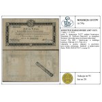 1 thaler, December 1, 1810; Series A, serial number 36127, signature: ko...