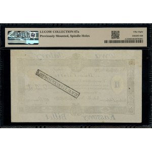 2 thalers, December 1, 1810; Series B, serial number 56330, signature k...