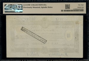 2 talary, 1.12.1810; seria B, numeracja 56330, podpis k...