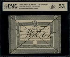 Wzór strony głównej i odwrotnej banknotu o nominale 5 z...
