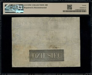 10 złotych polskich, 1824; seria B, numeracja 367466, z...