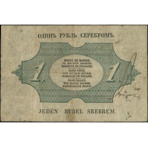 1 rubel srebrem, 1855; seria 126, numeracja 7462456, po...