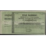 Obligacja tymczasowa na 5.000 złotych, 1863; seria I, l...