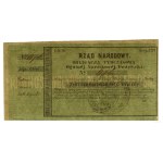 Obligacja tymczasowa na 5.000 złotych, 1863; seria I, l...