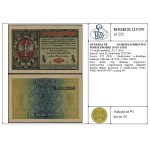 1/2 Polish stamp, Dec. 9, 1916; general, Series B, numbers...