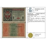 2 polnische Briefmarken, 9.12.1916; General, sehr seltene Serie...