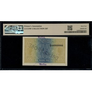 1/2 Polish stamp, Dec. 9, 1916; General, Series B, numbers...