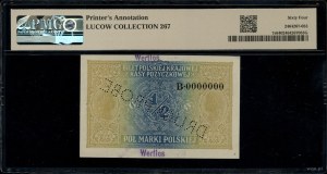 1/2 marki polskiej, 9.12.1916; Generał, seria B, numera...