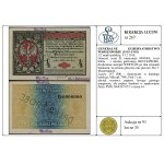 1/2 Polish stamp, Dec. 9, 1916; General, Series B, numbers...