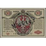 Wzór strony głównej i odwrotnej banknotu o nominale 10 ...